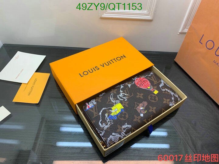 LV Bag-(4A)-Wallet- Code: QT1153 $ 64USD