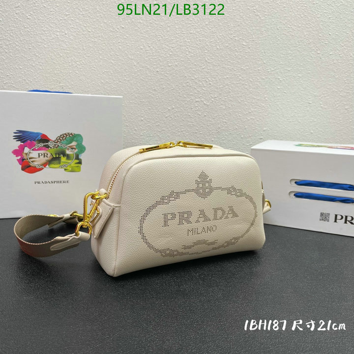 Prada Bag-(4A)-Diagonal-,Code: LB3122,$ 124USD