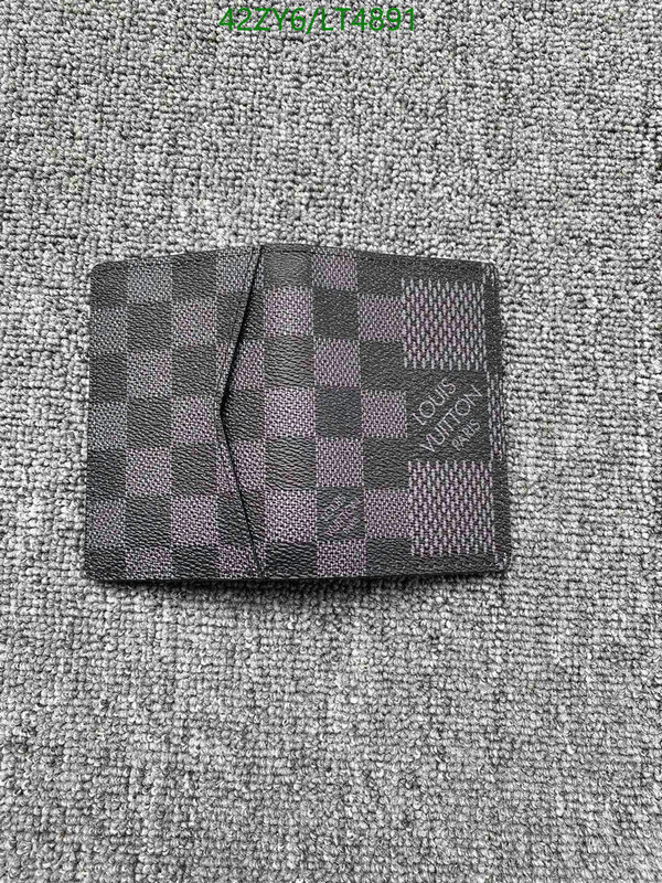 LV Bags-(4A)-Wallet-,Code: LT4891,$ 55USD