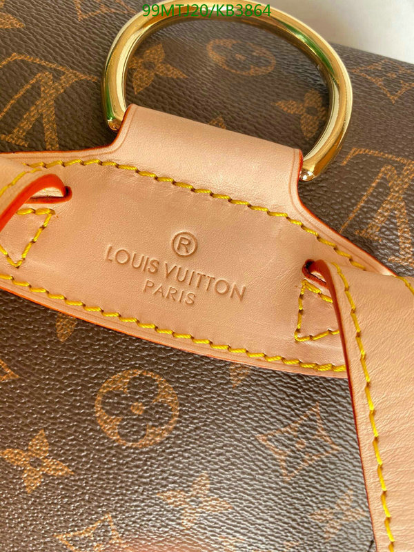LV Bags-(4A)-Backpack-,Code: KB3864,$ 129USD