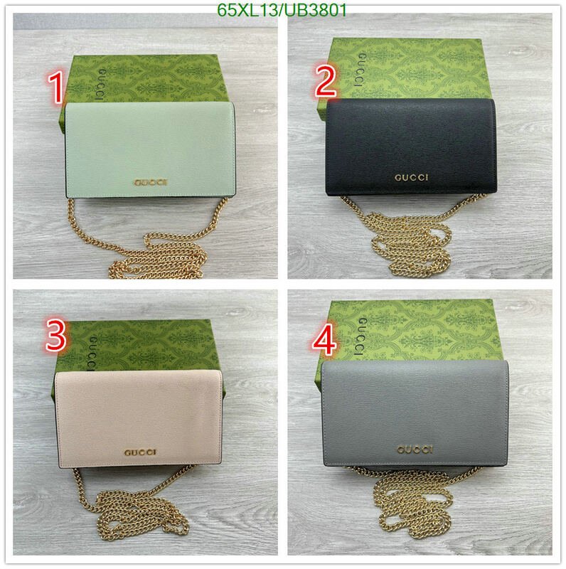 Gucci Bag-(4A)-Diagonal- Code: UB3801 $ 85USD