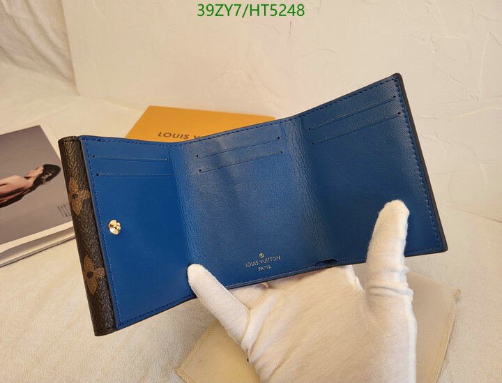 LV Bags-(4A)-Wallet-,Code: HT5248,$ 51USD