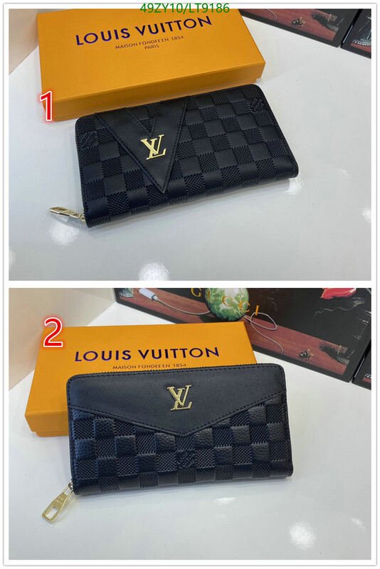 LV Bags-(4A)-Wallet-,Code: LT9186,$ 64USD
