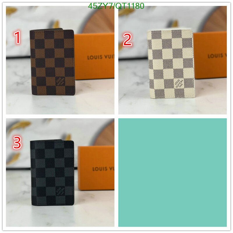 LV Bag-(4A)-Wallet- Code: QT1180 $ 59USD