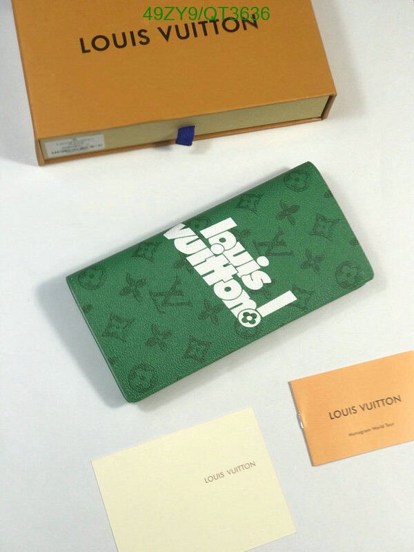 LV Bag-(4A)-Wallet- Code: QT3636 $ 64USD