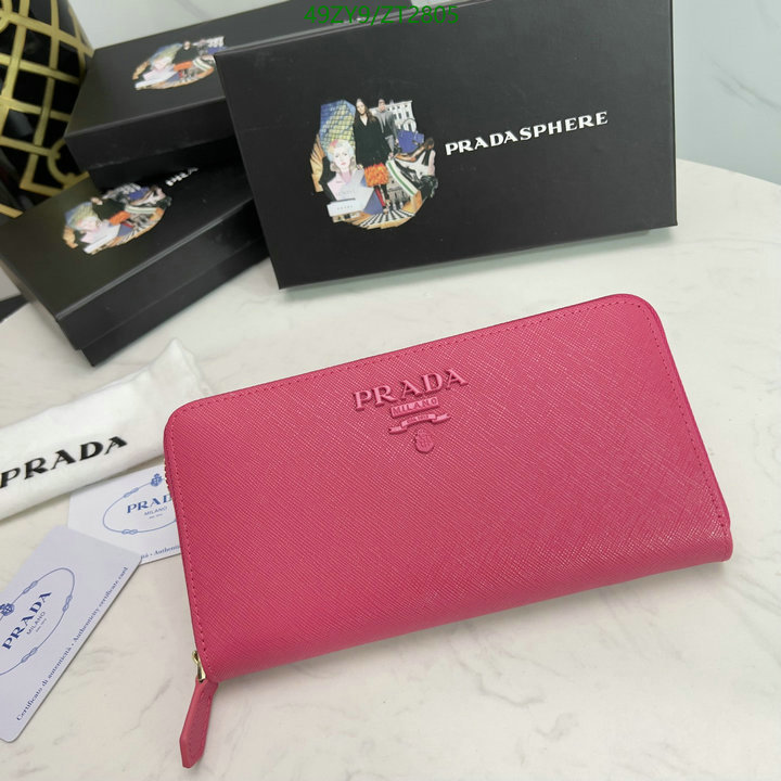 Prada Bag-(4A)-Wallet-,Code: ZT2805,$ 64USD