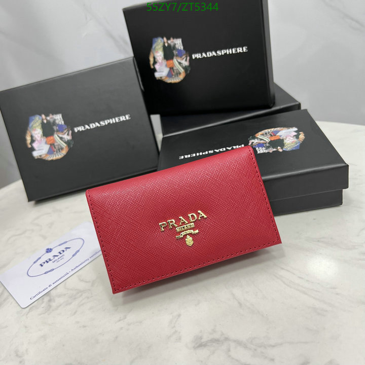Prada Bag-(4A)-Wallet-,Code: ZT5344,$ 72USD