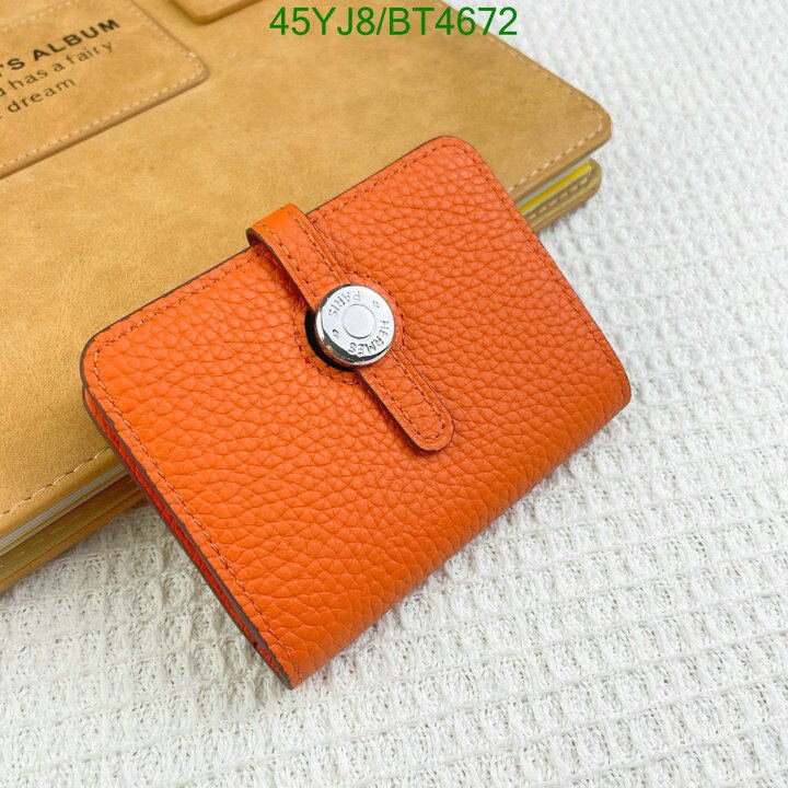 Hermes Bag-(4A)-Wallet- Code: BT4672 $ 59USD