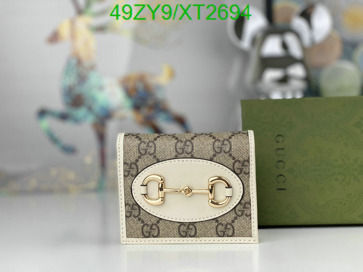 Gucci Bag-(4A)-Wallet-,Code: XT2694,$ 64USD