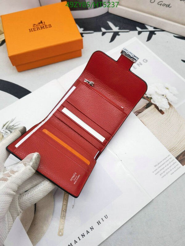 Hermes Bag-(4A)-Wallet-,Code: HT5237,$ 64USD