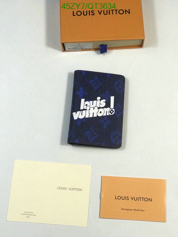 LV Bag-(4A)-Wallet- Code: QT3634 $ 59USD