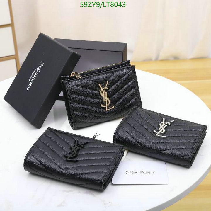 YSL Bag-(4A)-Wallet-,Code: LT8043,$ 77USD