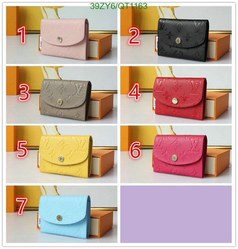 LV Bag-(4A)-Wallet- Code: QT1163 $ 51USD