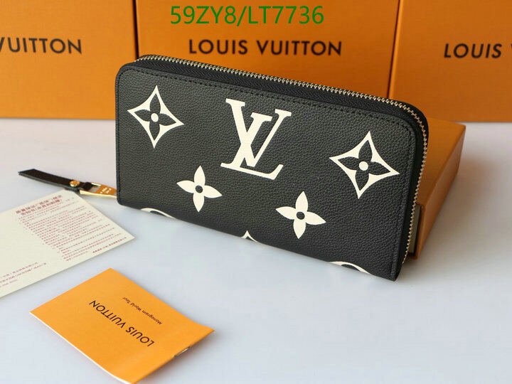 LV Bags-(4A)-Wallet-,Code: LT7736,$ 77USD