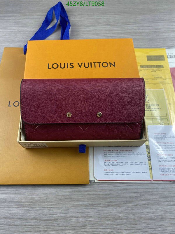 LV Bags-(4A)-Wallet-,Code: LT9058,$ 59USD