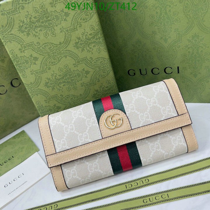 Gucci Bag-(4A)-Wallet-,Code: ZT412,$ 64USD