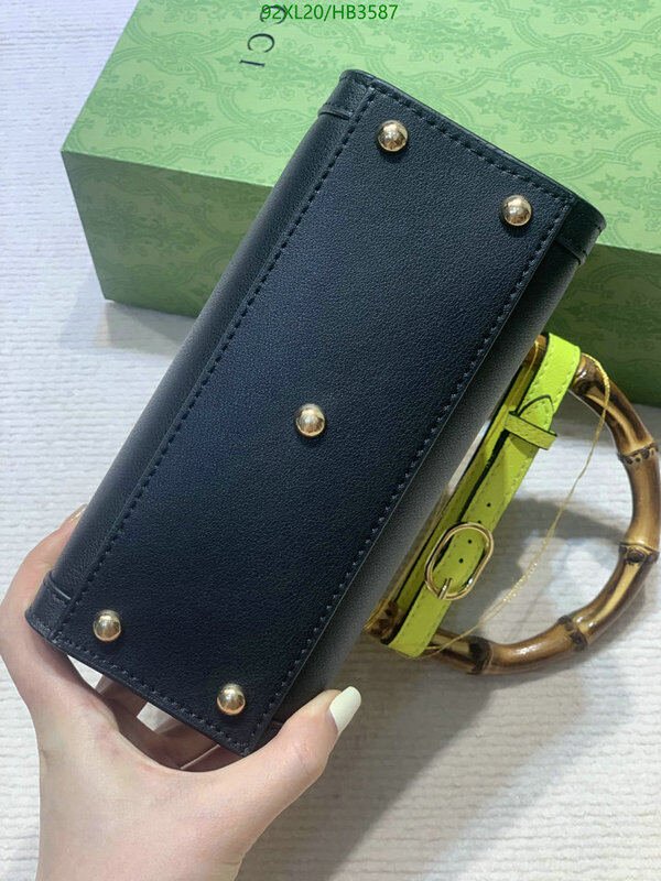 Gucci Bag-(4A)-Diana-Bamboo-,Code: HB3587,$ 120USD
