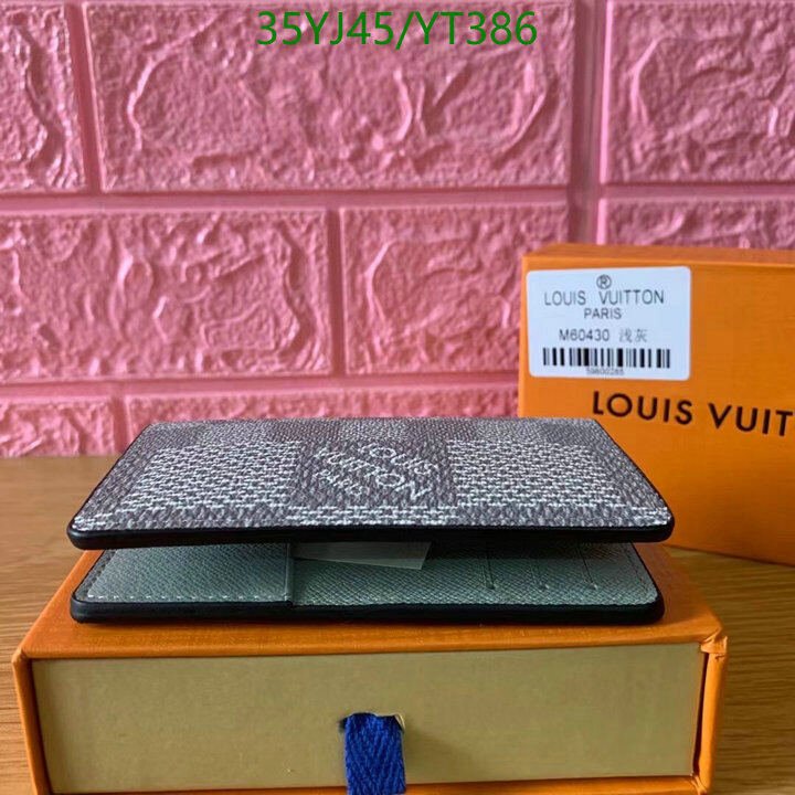 LV Bags-(4A)-Wallet-,Code: YT386,$ 46USD