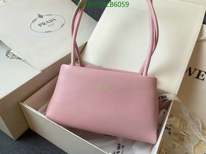 Prada Bag-(4A)-Handbag-,Code: ZB6059,$ 116USD
