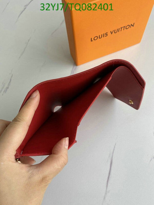 LV Bags-(4A)-Wallet-,Code: TQ082401,$ 42USD