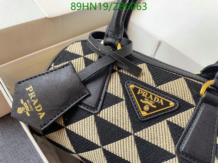 Prada Bag-(4A)-Handbag- Code: ZB6063 $ 116USD