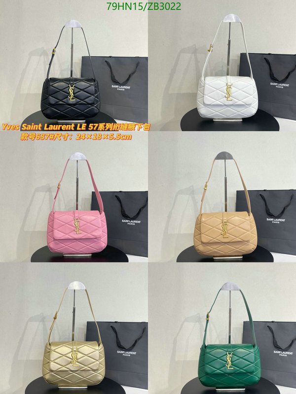 YSL Bag-(4A)-Handbag- Code: ZB3022 $ 103USD
