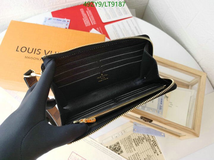 LV Bags-(4A)-Wallet-,Code: LT9187,$ 64USD