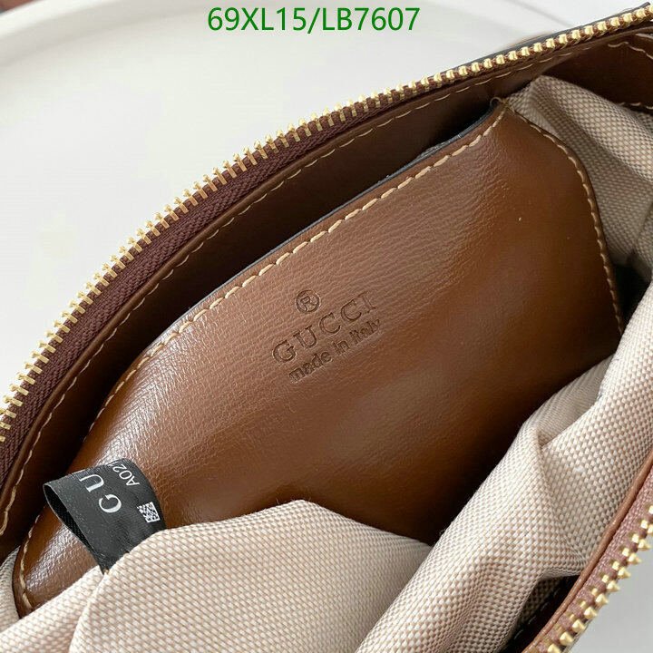 Gucci Bag-(4A)-Diagonal-,Code: LB7607,$ 90USD
