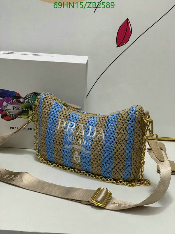 Prada Bag-(4A)-Re-Edition 2005,Code: ZB2589,$ 90USD