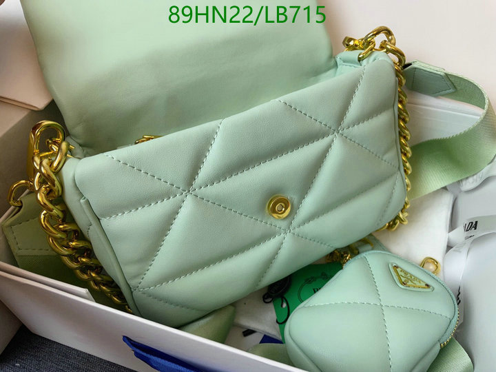 Prada Bag-(4A)-Diagonal-,Code: LB715,$ 116USD