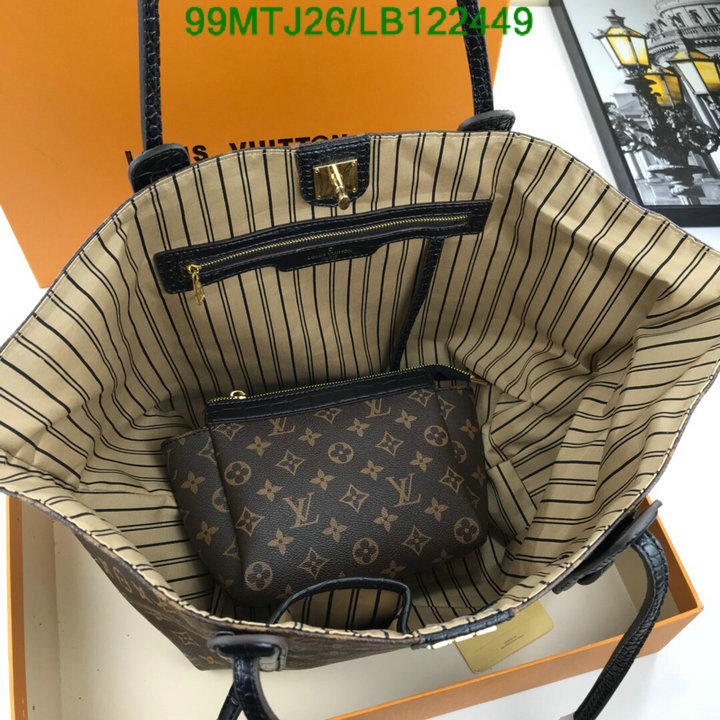 LV Bags-(4A)-Handbag Collection-,Code: LB122449,$ 129USD