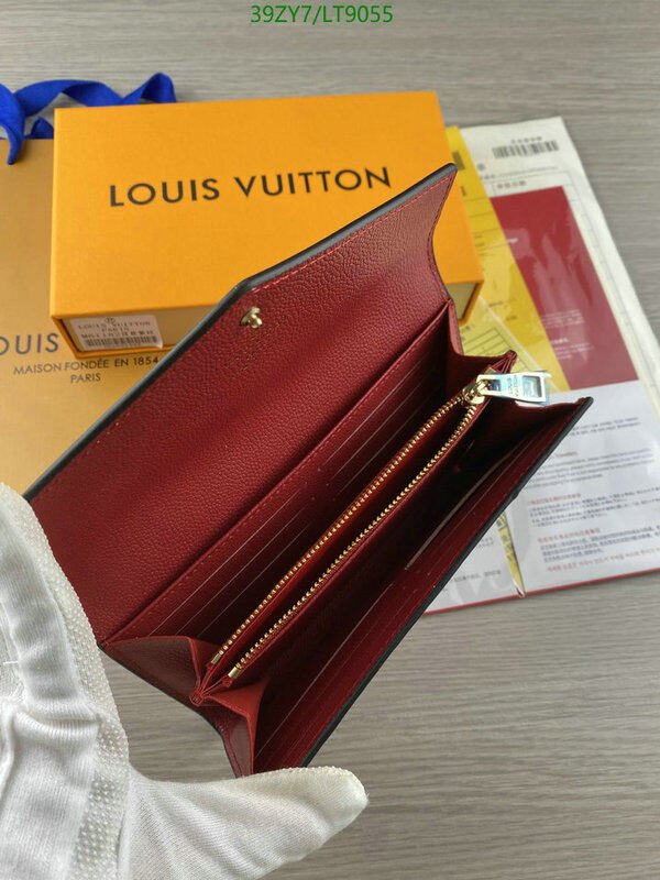 LV Bags-(4A)-Wallet-,Code: LT9055,$ 51USD