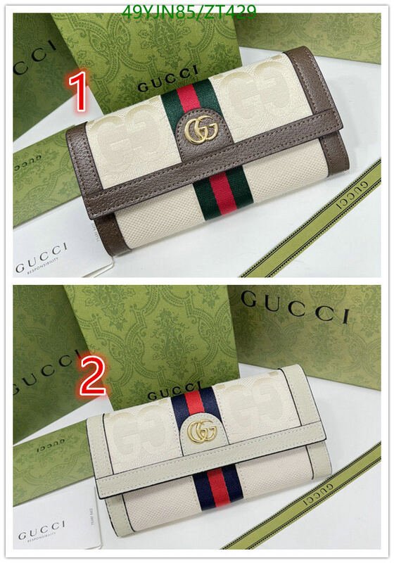 Gucci Bag-(4A)-Wallet-,Code: ZT429,$ 64USD