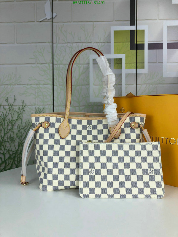 LV Bags-(4A)-Neverfull-,Code: LB1491,$ 85USD
