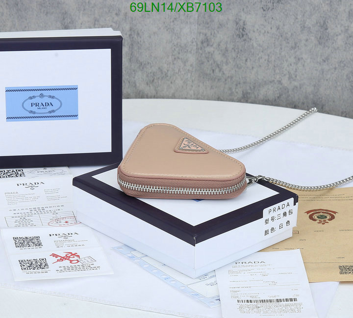 Prada Bag-(4A)-Triangle- Code: XB7103 $ 90USD
