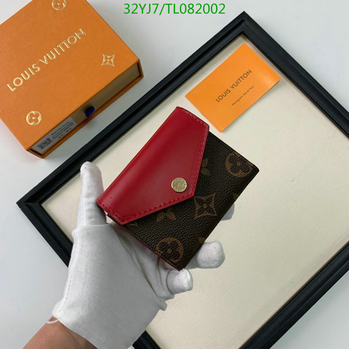 LV Bags-(4A)-Wallet-,Code: TL082002,$ 42USD