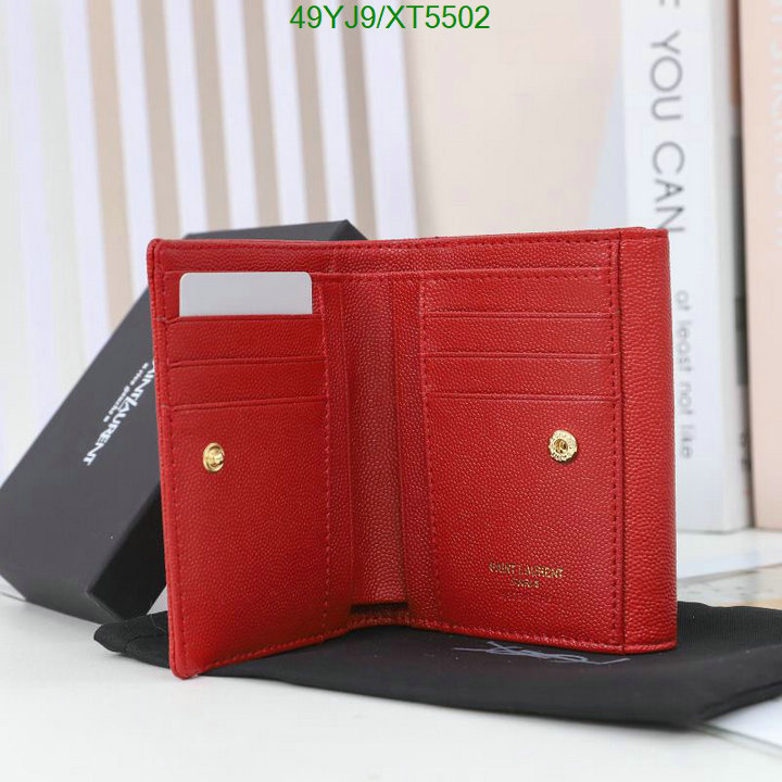 YSL Bag-(4A)-Wallet-,Code: XT5502,$ 64USD