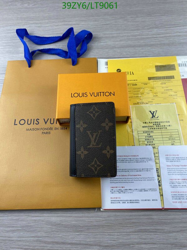 LV Bags-(4A)-Wallet-,Code: LT9061,$ 51USD