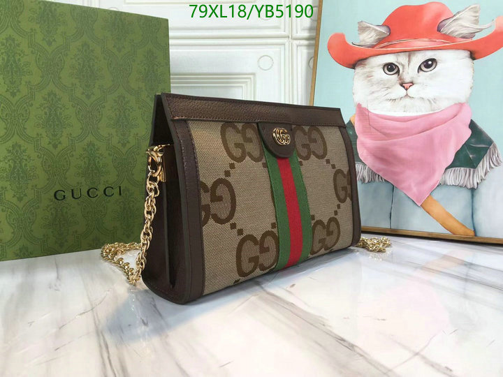 Gucci Bag-(4A)-Ophidia-G,Code: YB5190,$ 103USD