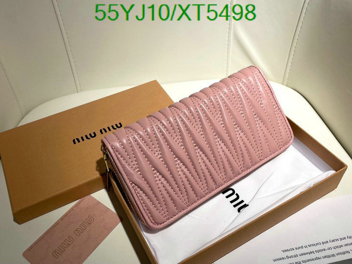 Miu Miu Bag-(4A)-Wallet-,Code: XT5498,$ 72USD