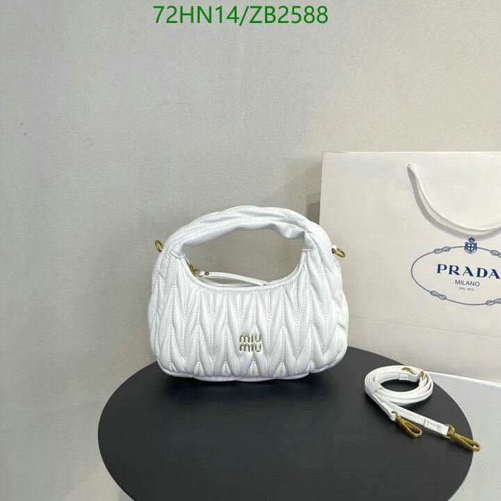 Miu Miu Bag-(4A)-Diagonal-,Code: ZB2588,$ 94USD