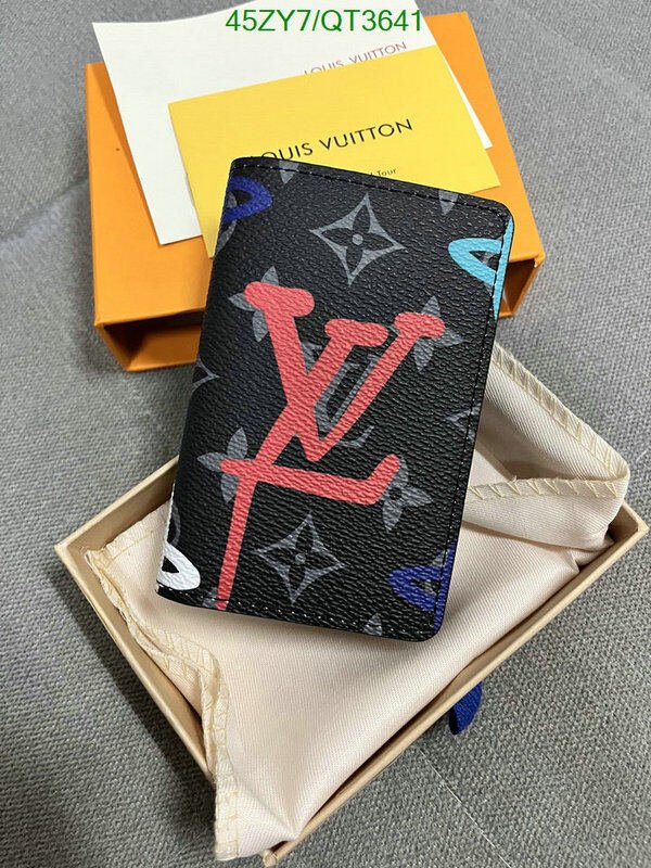 LV Bag-(4A)-Wallet- Code: QT3641 $ 59USD