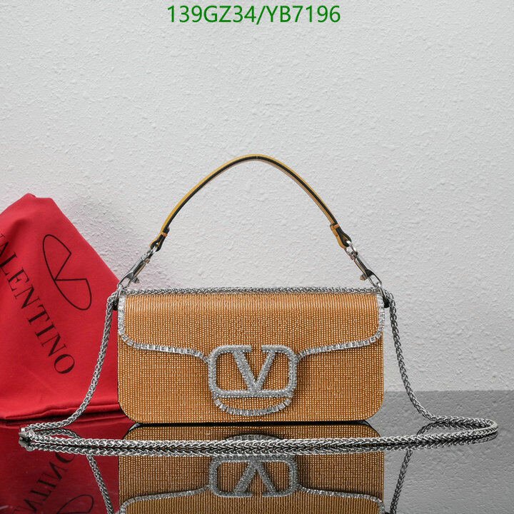 Valentino Bag-(4A)-LOC-V Logo ,Code: YB7196,$ 181USD