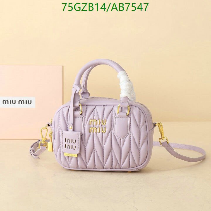 Miu Miu Bag-(4A)-Crossbody- Code: AB7547 $ 98USD