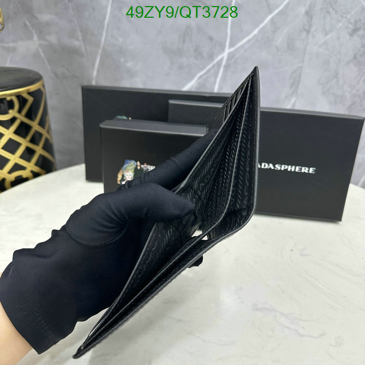 Prada Bag-(4A)-Wallet- Code: QT3728 $ 64USD