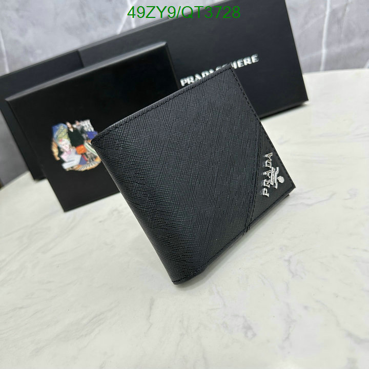 Prada Bag-(4A)-Wallet- Code: QT3728 $ 64USD