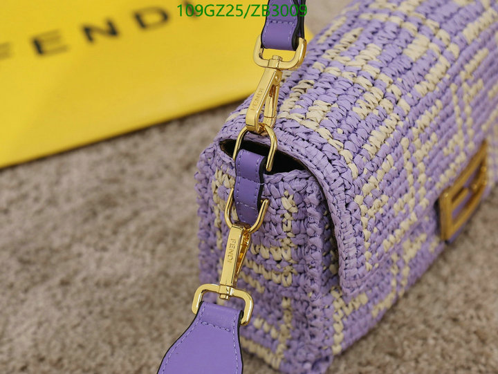Fendi Bag-(4A)-Baguette-,Code: ZB3009,$ 142USD