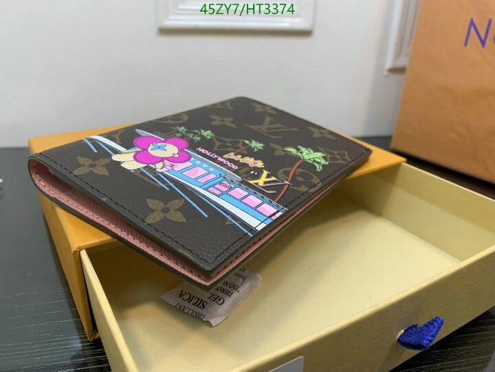 LV Bags-(4A)-Wallet-,Code: HT3374,$ 59USD
