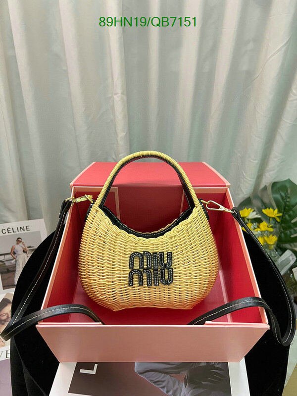 Miu Miu Bag-(4A)-Diagonal- Code: QB7151 $ 116USD