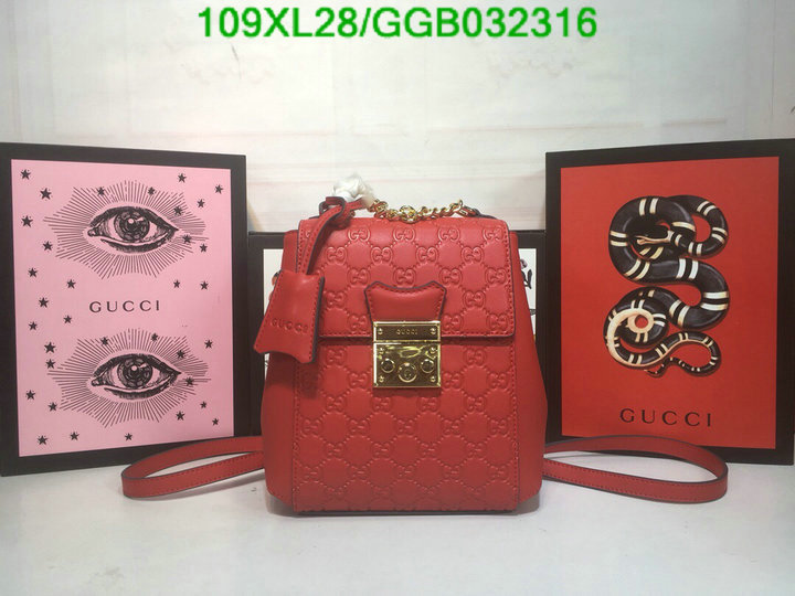 Gucci Bag-(4A)-Padlock-,Code: GGB032316,$ 142USD